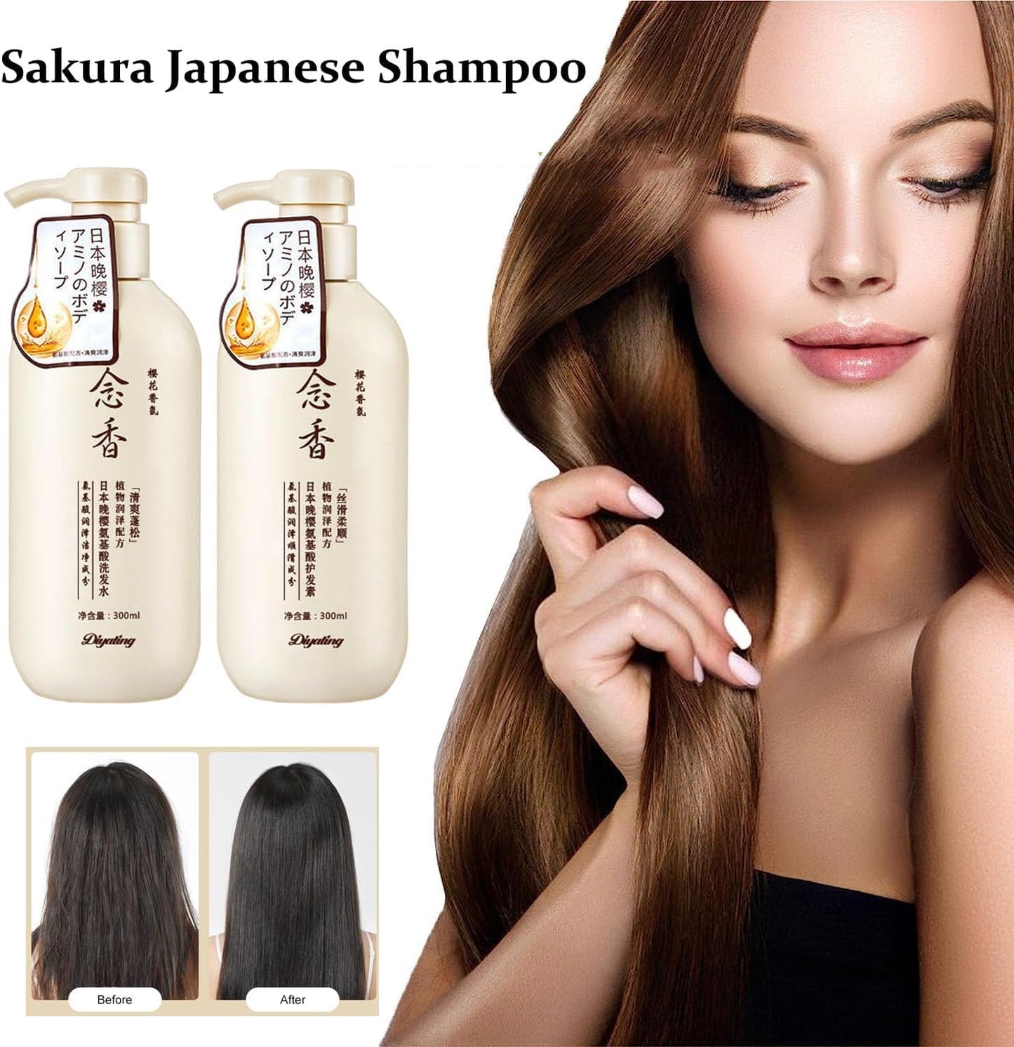 Sakura Japanese Shampoo for Hairs: