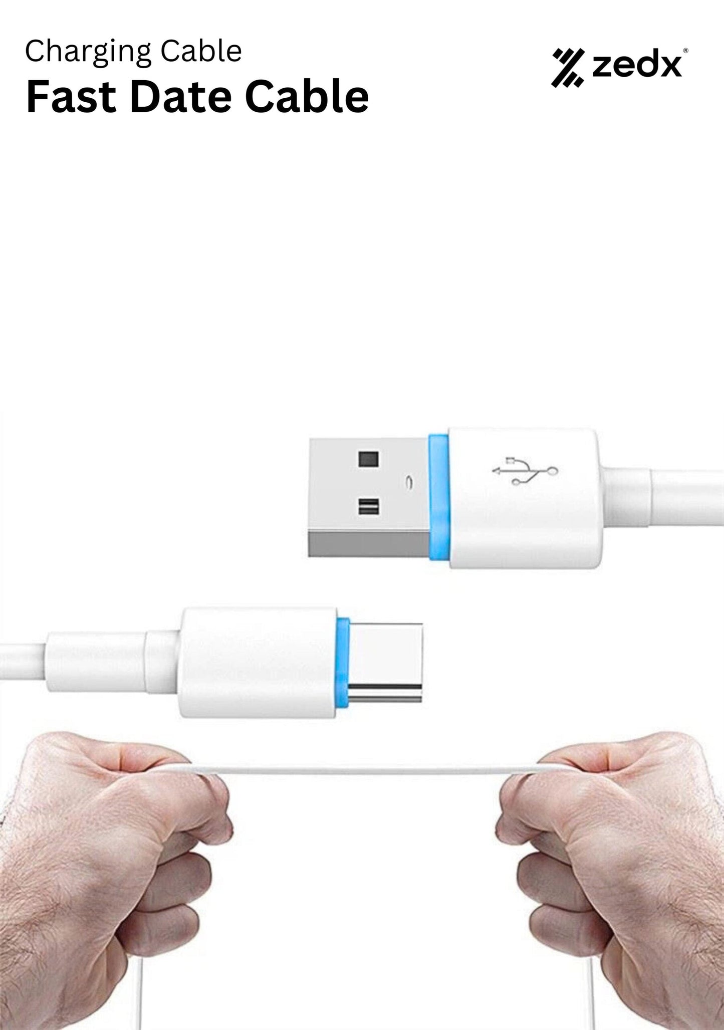 Fast Data Cable 1000mm 3.0A Output Type A – Lightning