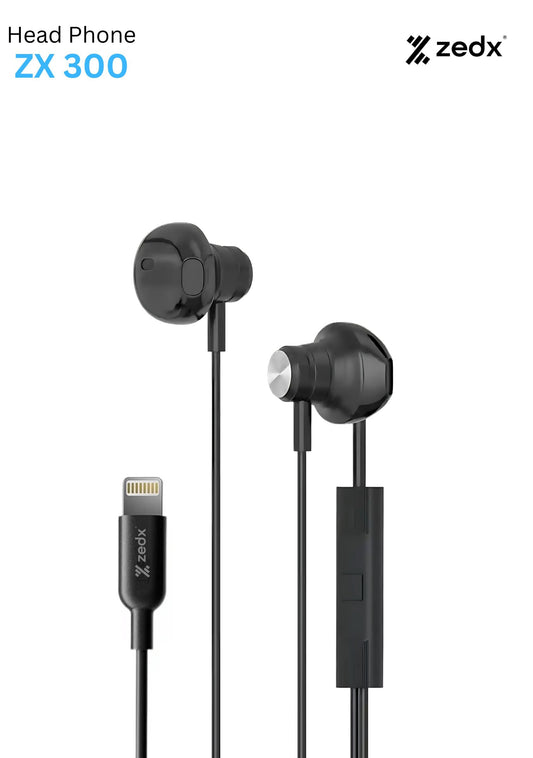 ZEDX USB-Lightning HD WIRED EAR BUDS