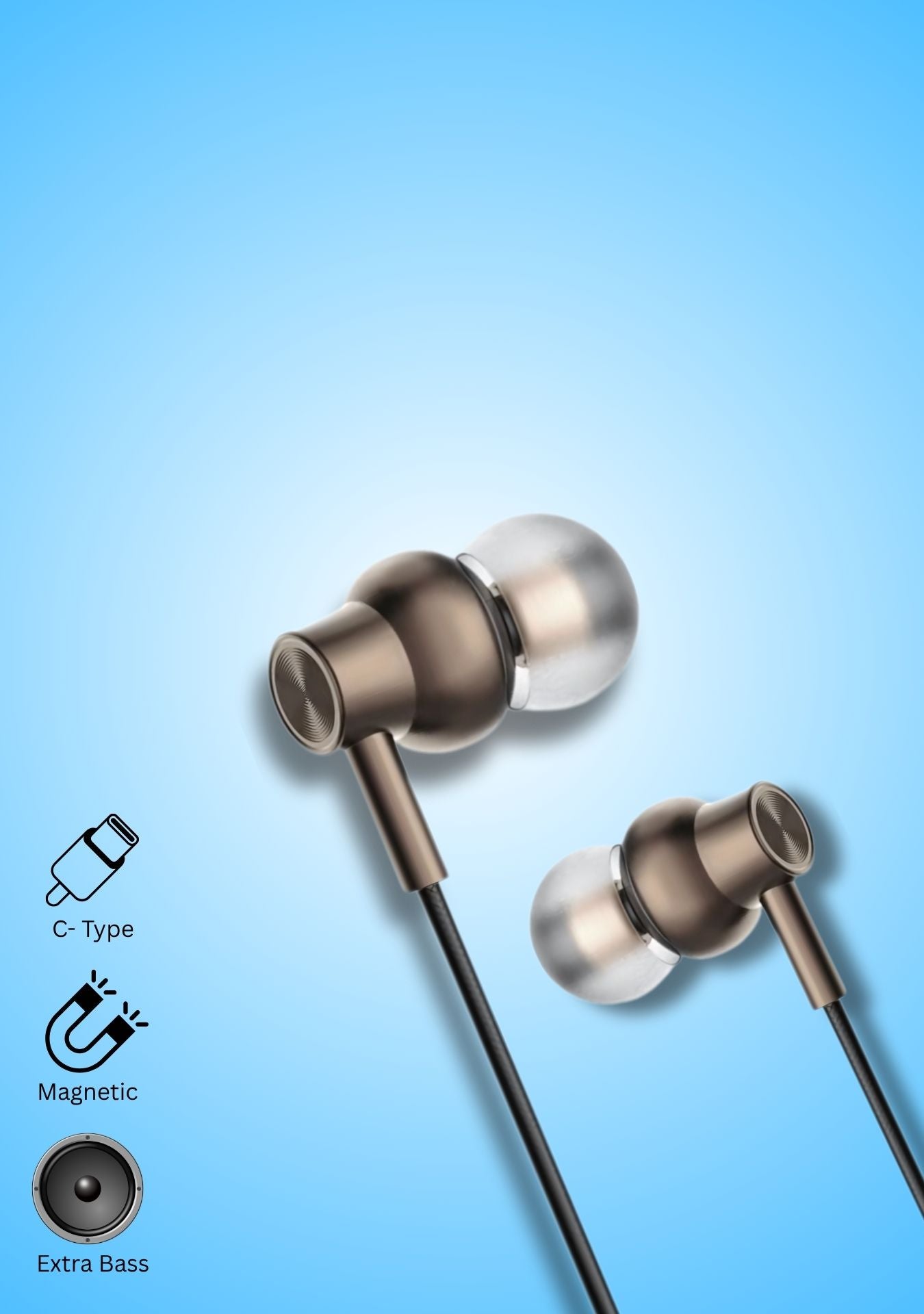 ZEDX EARPHONES USB-C HD WIRED EAR BUDS MICROPHONE