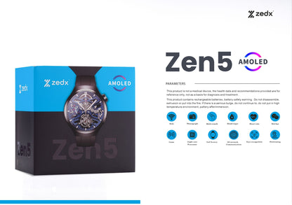 ZEDX Zen 5 Watch 46mm