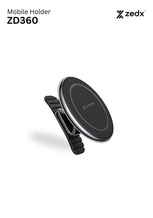 ZEDX ZD360 High Quality Magnetic Car Phone Holder Fast Adsorption Holder Car Stand Mount