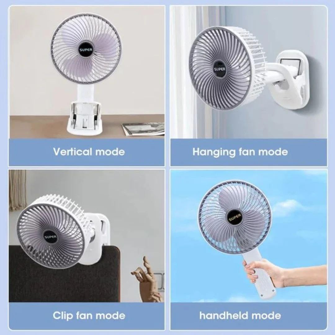 Portable Rechargeable Desktop Fan