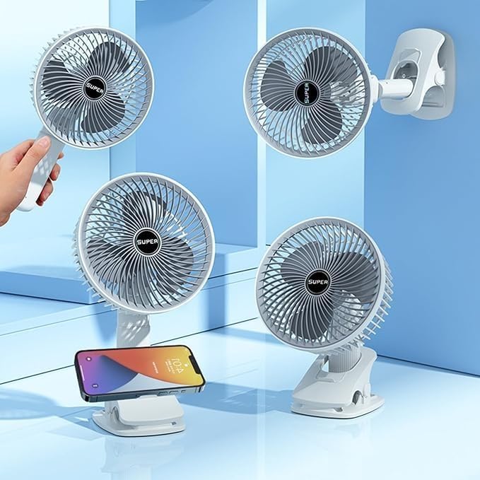 Portable Rechargeable Desktop Fan