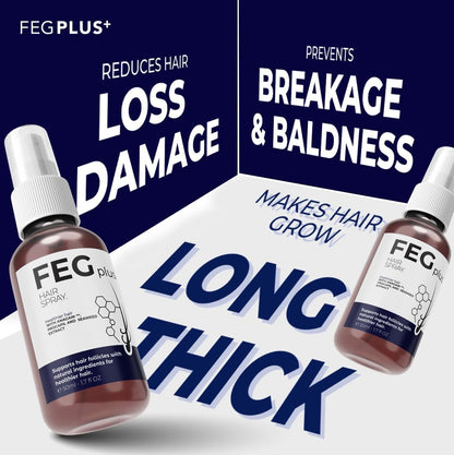 FEG PLUS Minoxidil Hair & Beard Growth Serum: