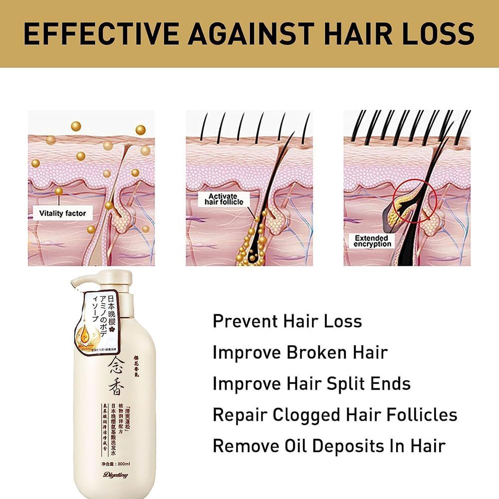 Sakura Japanese Shampoo for Hairs: