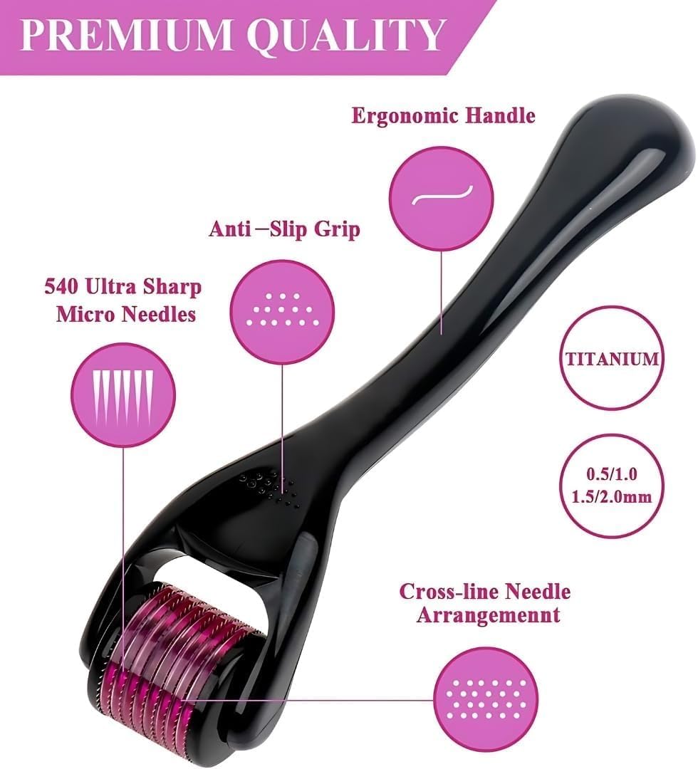 Derma Roller : Skin Rejuvenation, Hair Growth, and Cellulite Reduction: