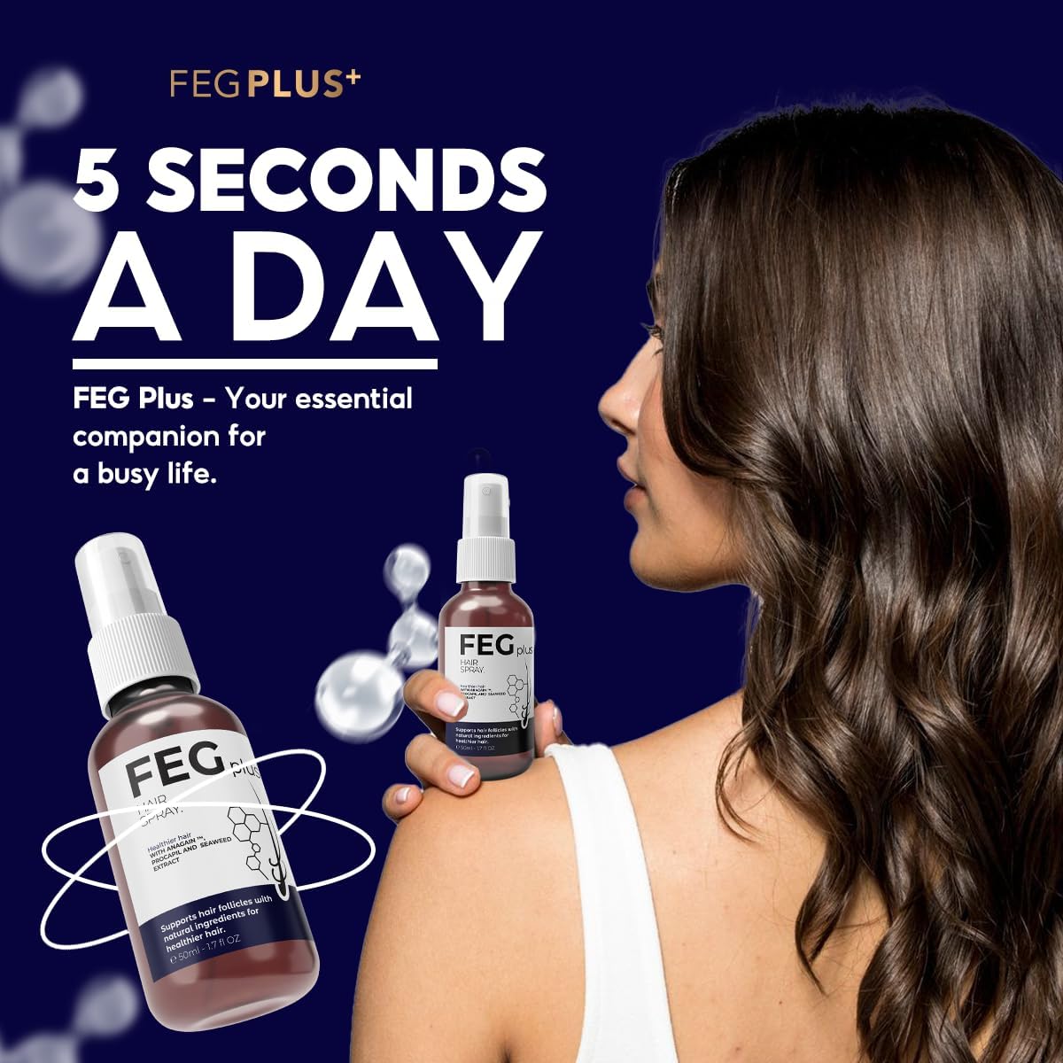 FEG PLUS Minoxidil Hair & Beard Growth Serum: