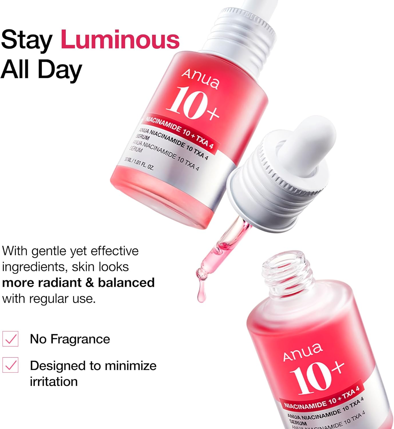 ANUA Niacinamide 10 + TXA 4 Serum: