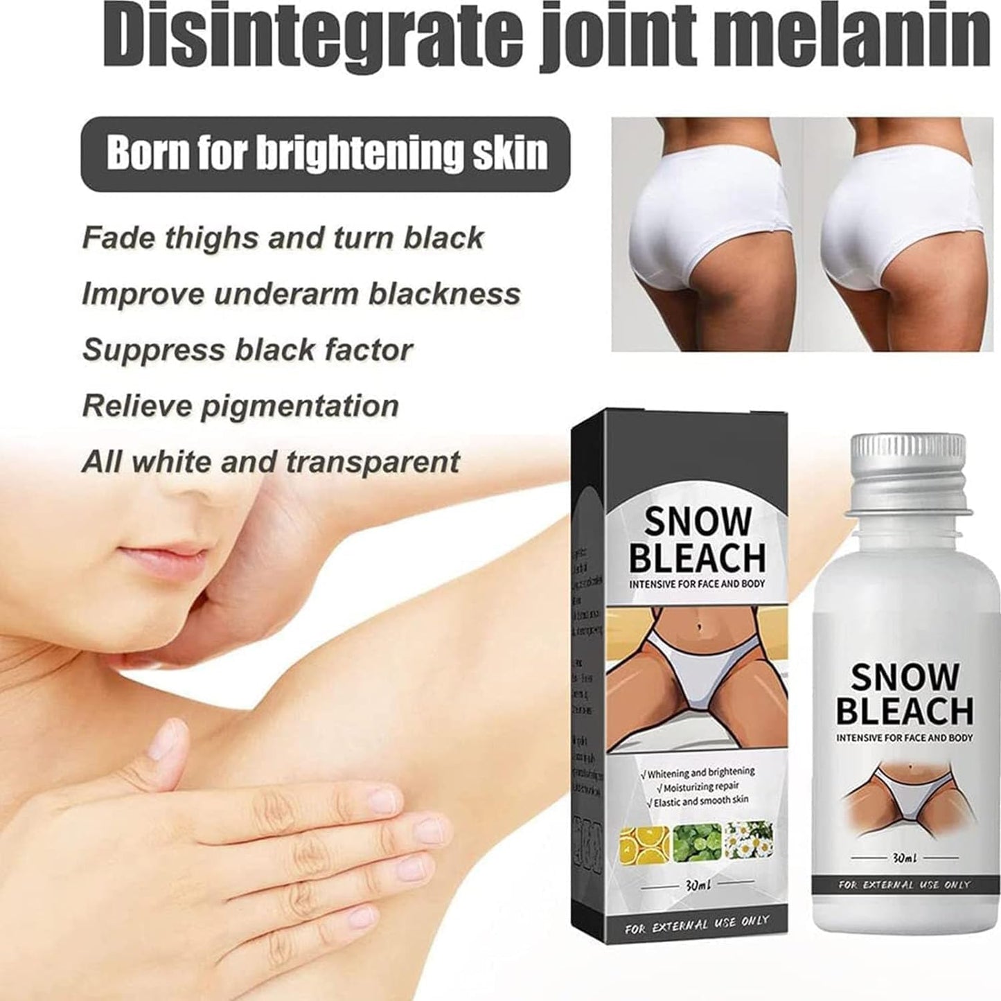 Snow Bleach Cream for Private Part Whitening: