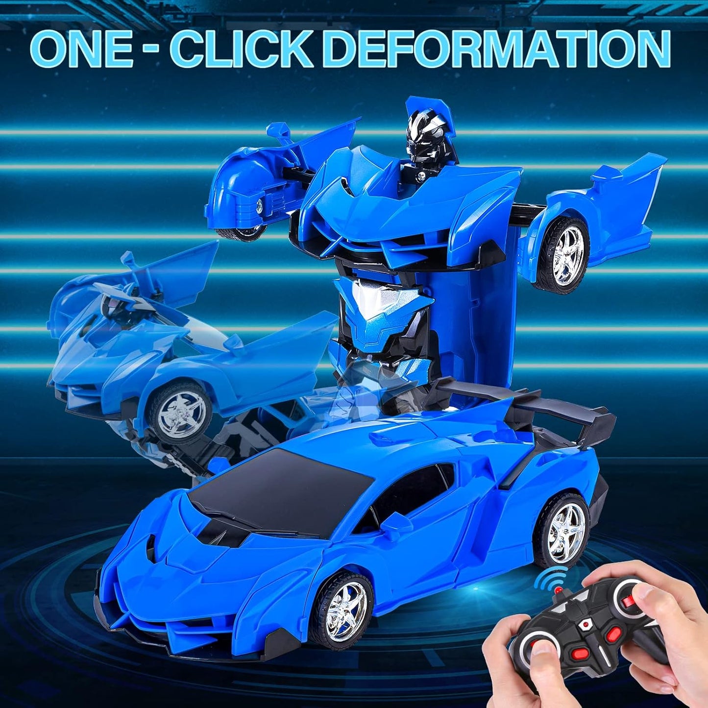 RC Robot Car 2-in-1 Transformer Toy:
