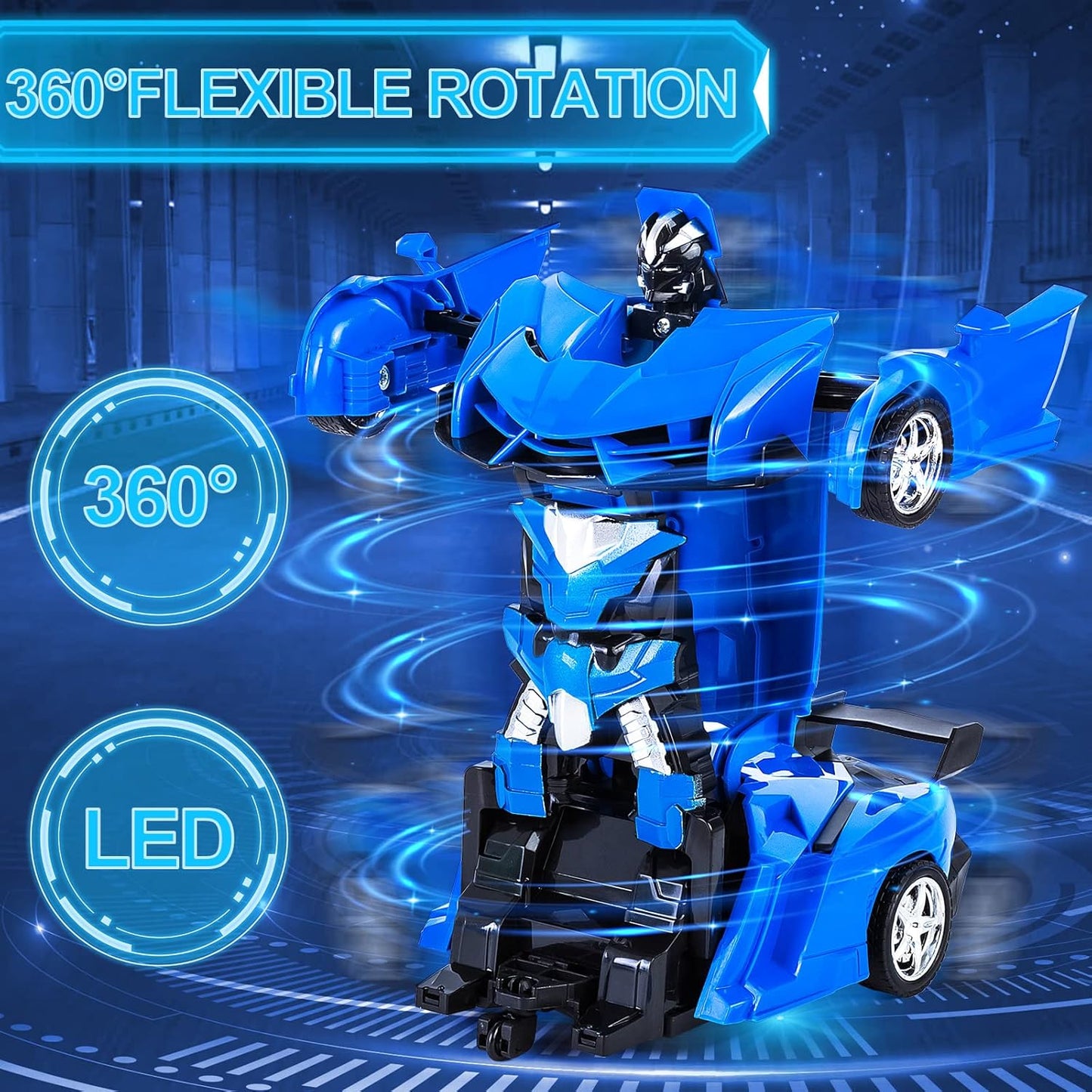 RC Robot Car 2-in-1 Transformer Toy: