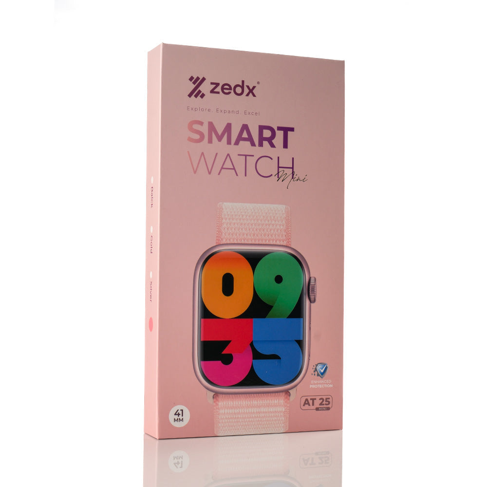 ZEDX SMART WATCH AT 25 MINI Black – 41mm