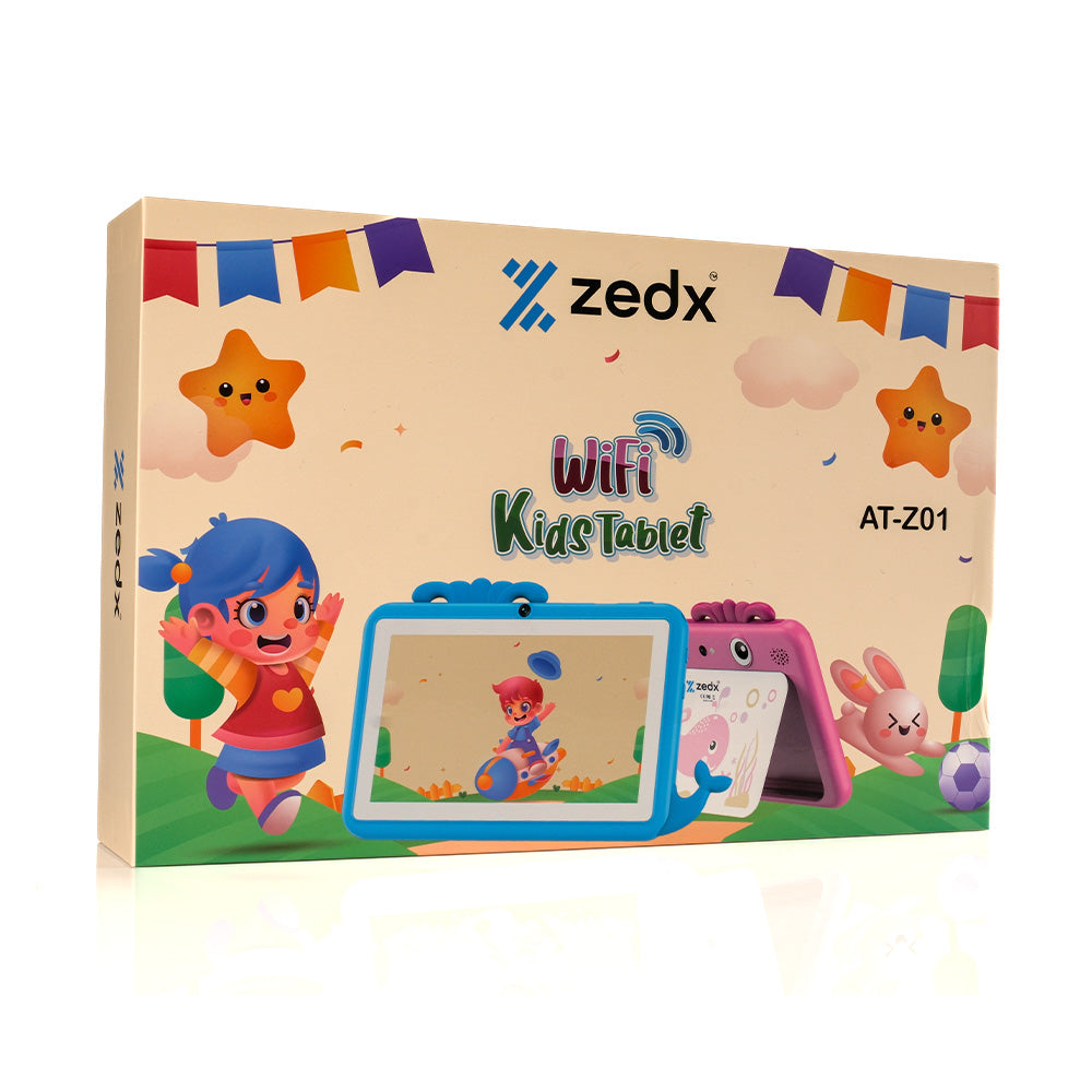 ZEDX KIDS TAB AT Z101 7Inch Display 4GB 64GB Storage – Classy Pink