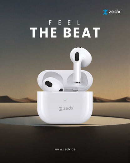 ZEDX ZeePods ULTRA- True Wireless Stereo)