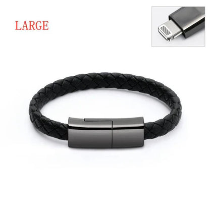 3A Fast Charging USB Bracelet Cable – 22.5cm Data Cord