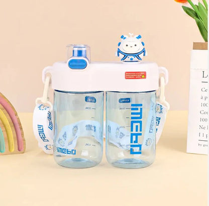 Dual Straw Water Bottle