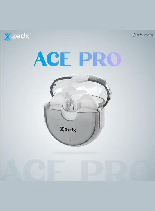 Zedx ACE PRO J21 Original Proof V5.4 True Bluetooth Wireless Earbuds, ENC Mic, Clear Sound, Type C, 30H Playtime,